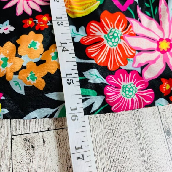 Vera Bradley Drawstring Backpack Retired Tangerine Twist Boho School Travel - Picture 7 of 7